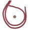 The Bead Chest Cherry Red Disk Natural Wood Beads (4x8mm): Organic Eco-Friendly Wooden Bead Strand for DIY Jewelry, Crafts, Necklace and Bracelet Making